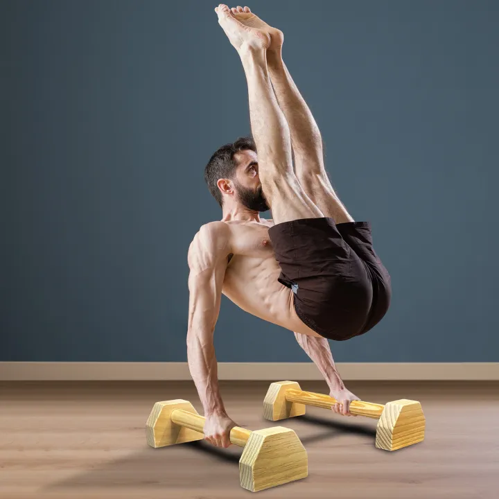 Calisthenics%20Parallettes%20Pine%20Wood%20-%20Image%203