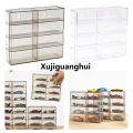 Xujiguanghui Stackable 1:64 Toy Model Cars Display Box 8 Grids Acrylic StLuxury orage Box Dustproof Wall Mounted Display Rack Hotwheels Cars. 