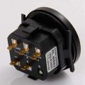 JINMY 2X 12V/24V/36V/48V/72V LED Digital Battery Indicator Waterproof Meter Gauge Battery Indicator for Go-Lf Ca-Rt. 