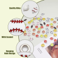 70PCS Sports Charms Enamel Football Charms Baseball Basketball Football Charms for Jewelry Making,for Bracelets Necklace Earrings DIY. 