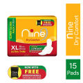 Nine Dry Comfort 15 Sanitary Pads Sanitary Napkins Night Pads Super plus Size Maxi Pads Ultra Absorbent Women's Health. 