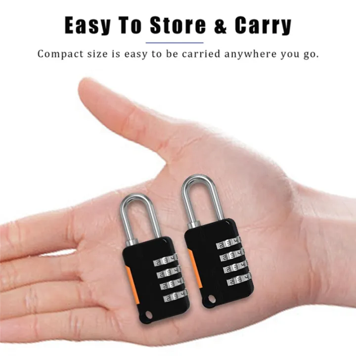 2PCS%204%20Digit%20Number%20Combination%20Pad%20Lock%20Padlock%20Outdoor%20Waterproof%20Lock%20Suitcase%20Luggage%20Security%20Coded%20Lock%20Easy%20Install%20-%20Image%203