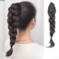 Sutuiying Synthetic Fashion New Chinese Style Long Curly Hair High 【2025 Version】 Ponytail Grabber Twist Braid Natural Artificial Hair. 