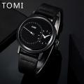 TOMI Classic Dual Black Dial Analog Watch for Men - T087. 