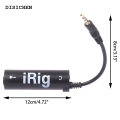 DISICHEN Luxury 1Pcs High Quality Portable For Irig Guitar Effects Replace Guitars With Phone Guitar Interface Converters. 