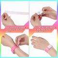 Wristbands for Events Colors Arm Hand Bands - 700 PCS Neon Wrist Bands Waterproof for Events Wristbands. 