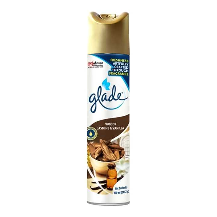 Glade Air Freshener Woody Jasmine & Vanilla 300 ml | Room Freshener