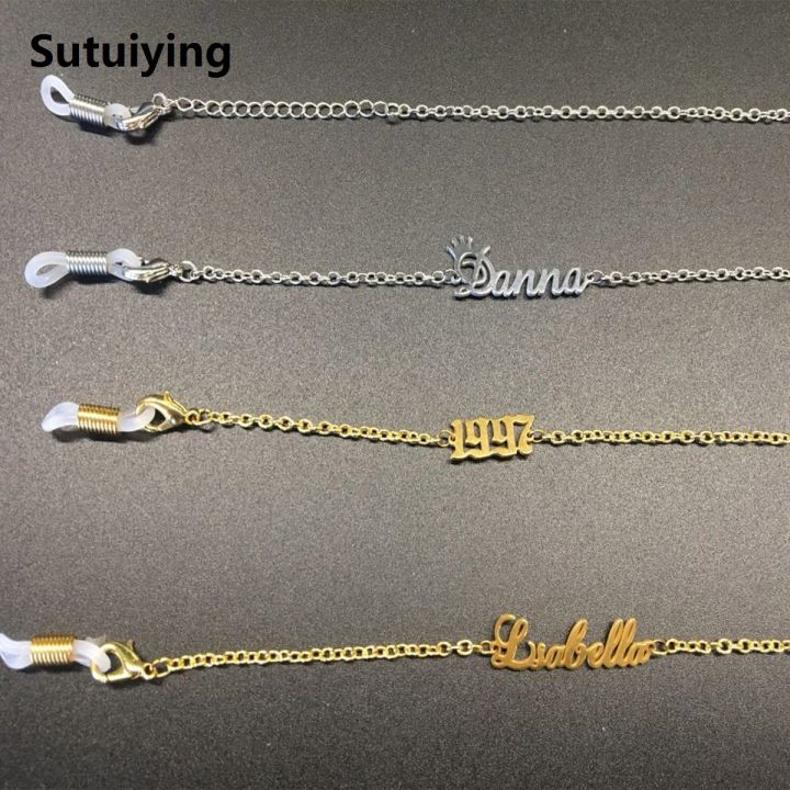 Sutuiying Sipuris m ame Years lasses Chain Sunglasses older Cords Straps Lanrd Eyeglasses elace Eyewear etainer Accessories