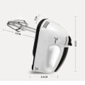 Electric Hand Mixer, 7 Speed Handheld Mixer Egg Whisk with Egg Sticks & Dough Sticks for Home Use. 