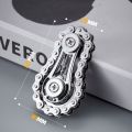 Creative Chains Gear Fingertip Gyro Mechanical Gyroscope Fingertip Sprocket Hand Spinner Chain Gear Spinning Top Metal Wheel Gear Chain Gyroscope Adult. 