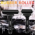 Rubber Roller, Set of 2 (6 & 10cm), Ink Brayer Roller perfect for Printmaking, Wallpapers, Block Printing Stamping. 