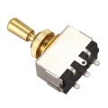 1x Metal Electric Guitar 3 Way Box Toggle Switch & 2x Box Style Les Paul Sg 3 Way Pickup Selector Toggle Switch. 