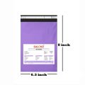 50 Pieces, 6.5"x8" Inch Purple Courier Shipping Packaging Poly Parcel Bags With POD - 55 Micron Material, Biodegradable. 