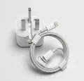 50W / 25W / 20W Fast Charger USB-C to Lightning Cable | Genuine Three-Pin Power Adapter for i-Phone X to 14 Pro Max | Safe & Rapid Charging. 