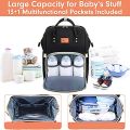 Baby 2 In 1 Nursing Diaper Bag With travel Sleeping Bag. 