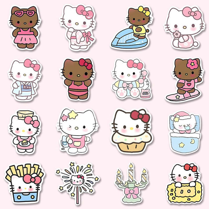 100PCS%20Sanrio%20Series%20Hello%20Kitty%20Stickers%20Cute%20Multi-purpose%20DIY%20Stickers%20Waterproof%20Decorative%20Refrigerator%20Computer%20StickerNIUMAO%20-%20Image%208