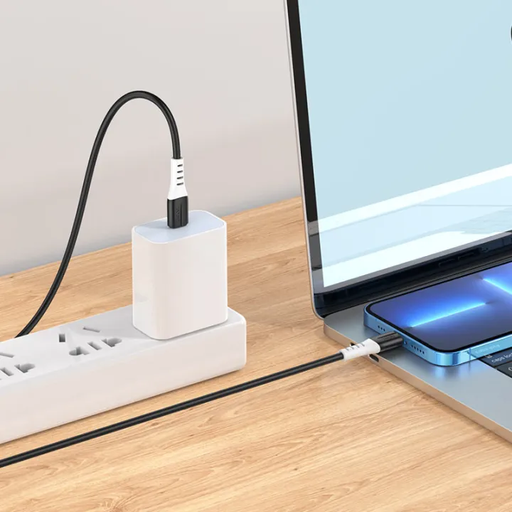 Hoco%20X82%20Silicone%20Anti%20Bending%203A%201M%20Type%20C%20PD%20to%20Lightning%20Cable%20For%20iP%20X,%2011,%2012,%2013,%2014,%20Pro%20and%20Max%20Series%2020%20Watt%20Charger%20-%20Image%204