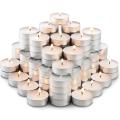Tea Lights Candles In Bulk | 100, Smokeless, Dripless & Long Lasting Paraffin Tea Candles | Small Votive Mini Tealight Candles(MULTICOLOR). 