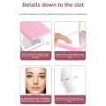 Hand Held Small Pocket Travel Makeup Mirror 2X Magnifying with Lights Compact Mini Vanity Folding Cosmetic Mirror. 