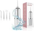 Water Dental Flosser Teeth Irrigator with 3 Modes Cordless Water Teeth Cleaner with 4 Replace Sprinkler Head IPX7 Waterproof Rechargeable. 