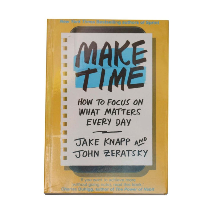 Make Time by John Zeratsky | Daraz.com.np