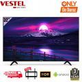 VESTEL 32" Smart TV | 1/8GB | 3 Years Warranty | Voice Control | Free Wall Mount | Android 15.0 | Google Certified | IPS Panel | HDR. 