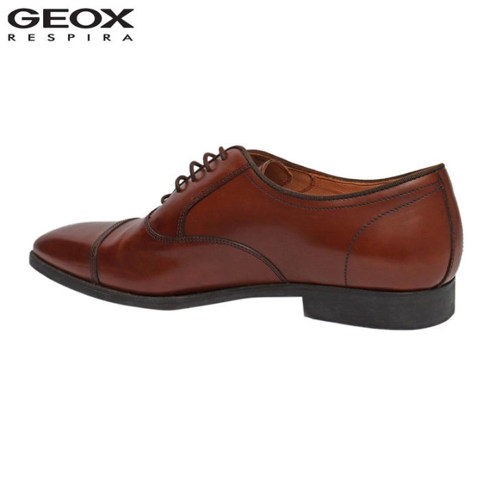 Geox%20Cognac%20New%20Life%20E%20Pure%20Leather%20Formal%20Shoes%20For%20Men%20-%20Image%204