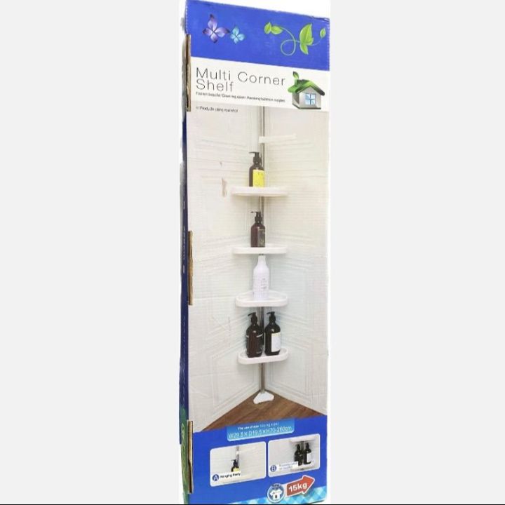 Multi%20Corner%20Shelf%20-%20No%20Tools%204%20Tier%20Multi%20Use%20Corner%20Rack/%20Shelf%20Holder%20Shelves%20Adjustable%20Storage%20Space%20Saver%20Organizer%20Bathroom,%20Toilet,%20Kitchen%20-%20Image%205