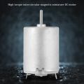 JAERBEE 8000RPM 9V 68mA High Torque Magnetic Cylindrical Mini DC Motor Silver. 