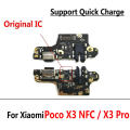 USB Board Charger Charging Dock Port Connector Flex Cable For Xiaomi POCO X3 NFC Pro Mainboard Main Board Flex. 