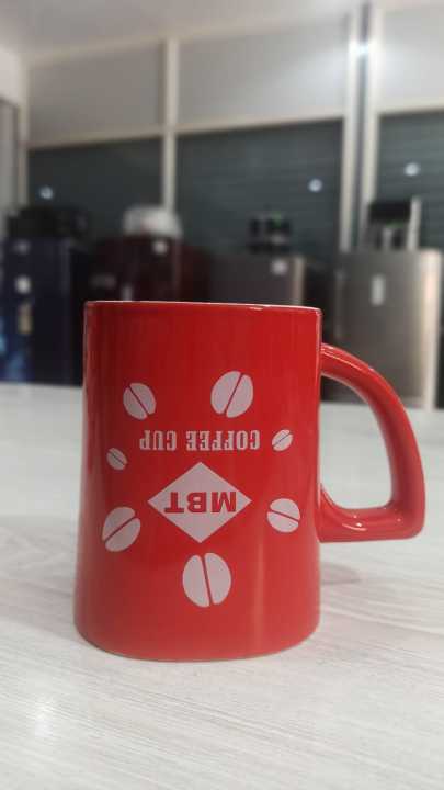 MBT Red Ceramic Tea & Coffee Mug