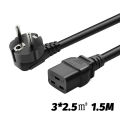 European Ups Power Cord Pure Copper 16a European Standard C19 Server Cable Server Chassis Is Applicable. 