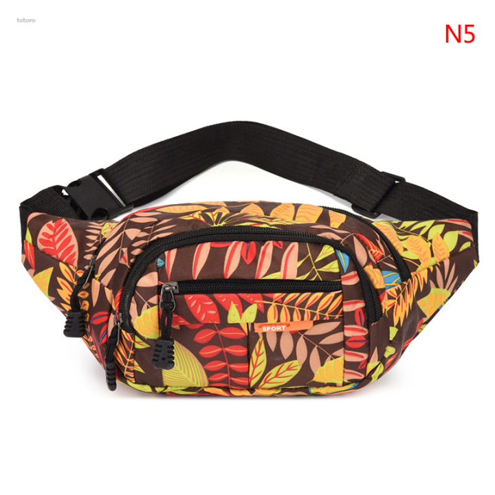 NEW%20totoro%20New%20Leaf%20Printed%20Female%20Wait%20Bag%20Large%20Sales%20promotion%20Capacity%20Fanny%20Pack%20Men'%20Belt%20Bag%20-%20Image%204
