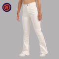 Nepster White High Rise Premium Stretchable Belly Jeans For Women. 