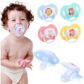 Nipple Newborn Baby Nipple Shield Pacifiers Baby Cartoon Sleeping Soft Silicone Pacifiers Pattern Random Kids Baby Pacifier. 