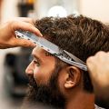 Linman Barber Professional Stainless Steel Women Hairdressing Comb AntiHot Selling -static Men's Haircut Clipper Ultra-thin Comb Salon Styling Tool. 