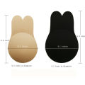 Reusable Sticky Push Up Nipple Cover Black. 