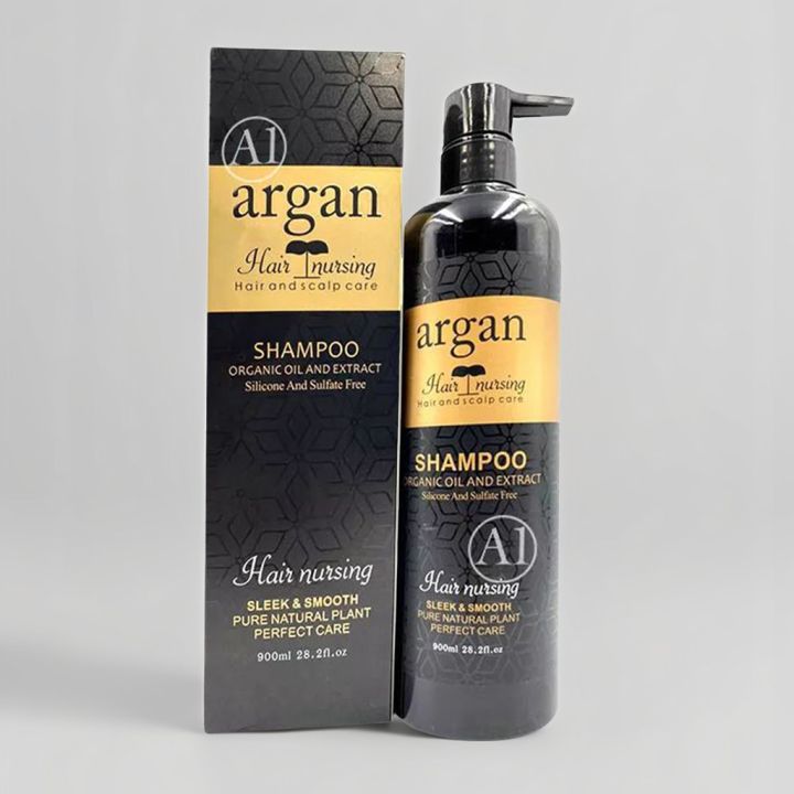 Argan%20Hair%20Nursing%20Organic%20Oil%20and%20Extract%20Silicone%20and%20Sulfate%20Free%20Shampoo%20900ml%20BY%20Nepal%20Fashion%20Wear%20-%20Image%203