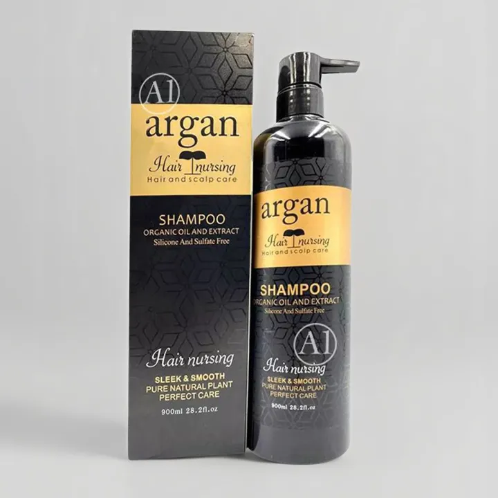 Argan%20Hair%20Nursing%20Organic%20Oil%20and%20Extract%20Silicone%20and%20Sulfate%20Free%20Shampoo%20900ml%20BY%20Nepal%20Fashion%20Wear%20-%20Image%203
