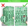 New Adjustable Tree Trunk Protector Protecting Trees with Twist Ties Plant Protection Fence Fence Tools Splicing Combination Saplings Guard Cover. 