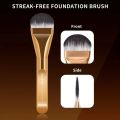 MAANGE 1pc Streak-Free Tongue-Shaped Brush Foundation Brush Makeup Brush MAG52603. 