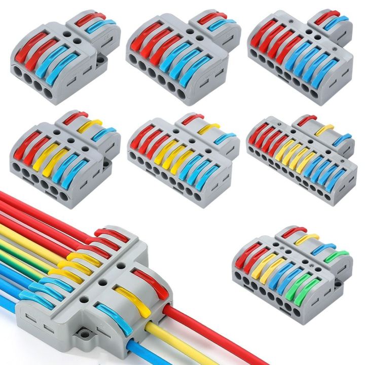 Docking Mini Quick Terminal Block Universal Compact Wire Connector Fast ...