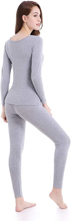 Gray%20Solid%20Fur%20Inside%20Thermal%20Set%20For%20Ladies%20-%20Image%204