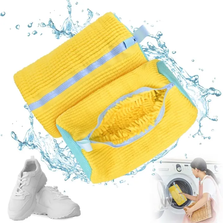 Shoe%20Cover%20Laundry%20Bag%20for%20Washing%20Machine,%20Reusable%20Shoe%20Bag%20with%20Zipper%20for%20Washer,%20Microfiber%20Protective%20Pouch%20for%20Machine%20Wash,%20Prevents%20Damage%20and%20Noise,%20Fits%20All%20Shoe%20Sizes%20-%20Image%202