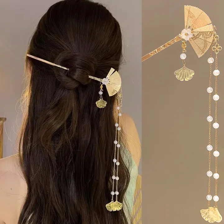 Vintage%20Flower%20Fringe%20Hair%20Sticks%20Fashionable%20Female%20Metal%20Hairpin%20Hair%20Stick%20Hairwear%20Hair%20Ornament%20-%20Image%203