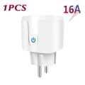 Bizzy Smart Plug WiFi Socket EU 16A/20A With Power Monitoring Timing Function Works With Alexa, Google Home, Alice, SmartThimg. 