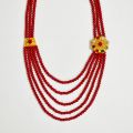 Crystal Moti Necklace Mala For Women - Sp Jewellers. 