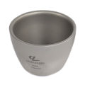 50Ml Outdoor Portable Titanium Tea Cup Titanium Wine Cup Small Tea Cup for Camping Hiking. 