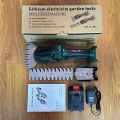 High Quality 2-in-1 Shrubbery Trimmer Handheld Battery Powered Hedge Trimmer Yellow Bush Trimmer Outdoor. 