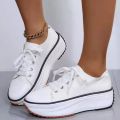New Trendy Fashion White Sneakers For Women (1W-34)). 